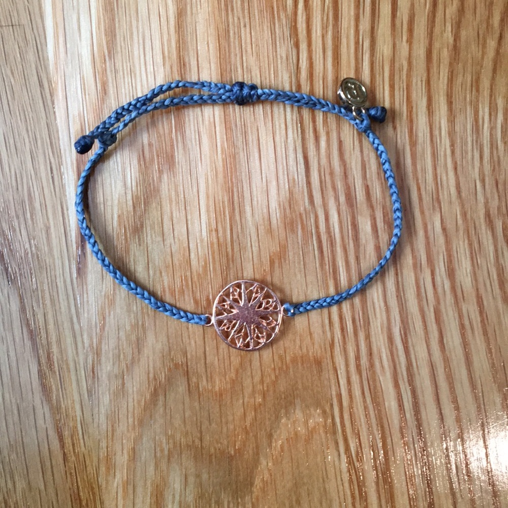 Rose Gold Mandala Indigo Bracelet